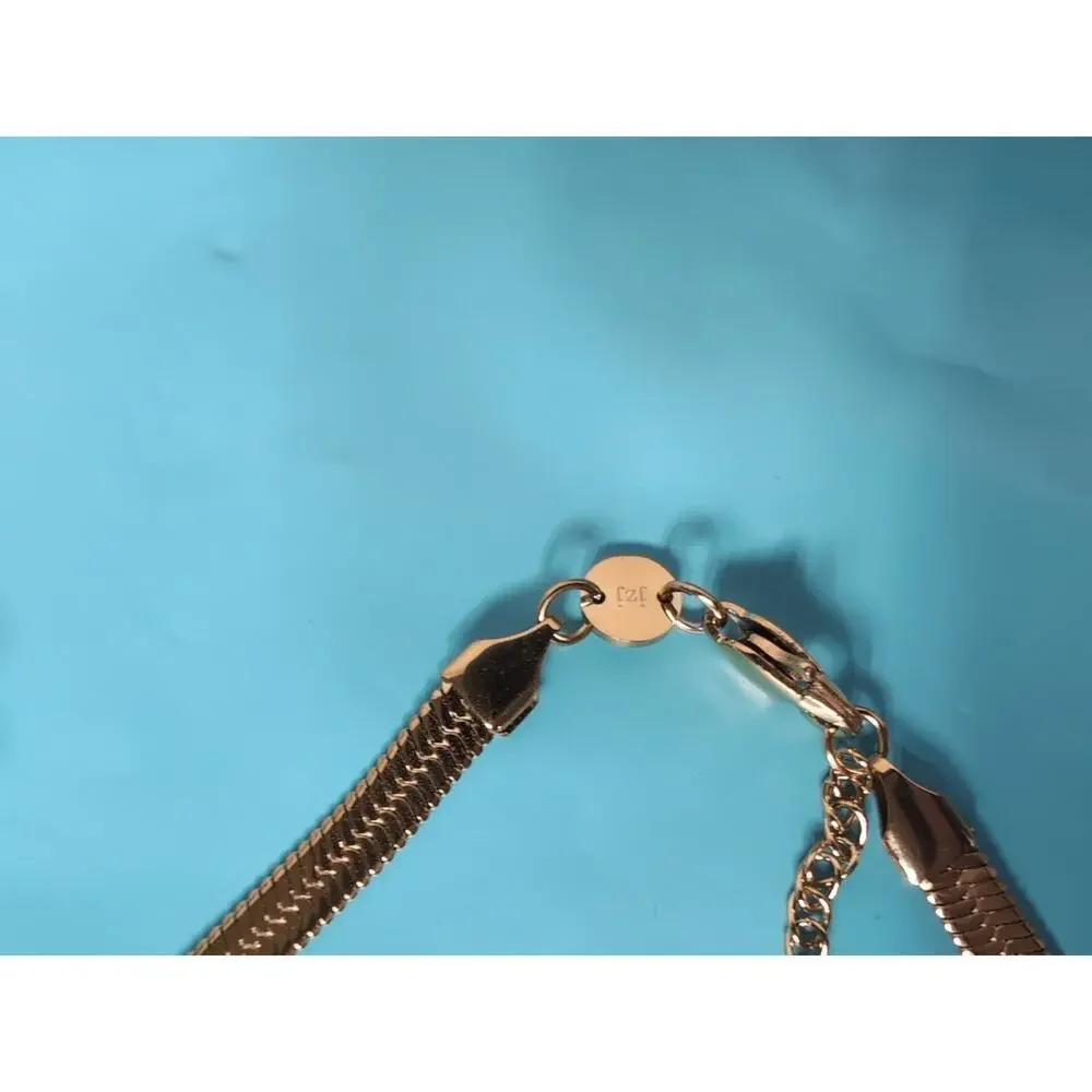 Jennifer Zeuner Necklace 14K Hamilton Yellow Gold Plating 15" - Picture 6 of 6